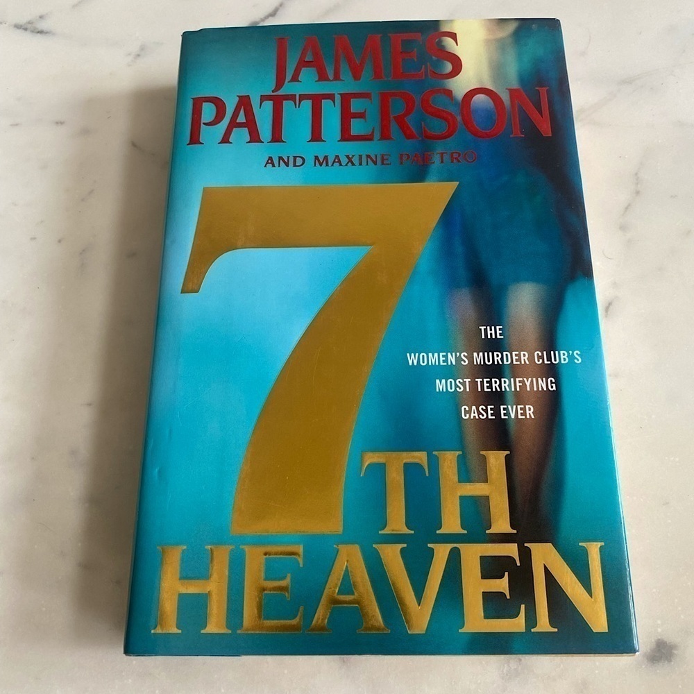 James Patterson “7th Heaven” Hardcover Book ✅